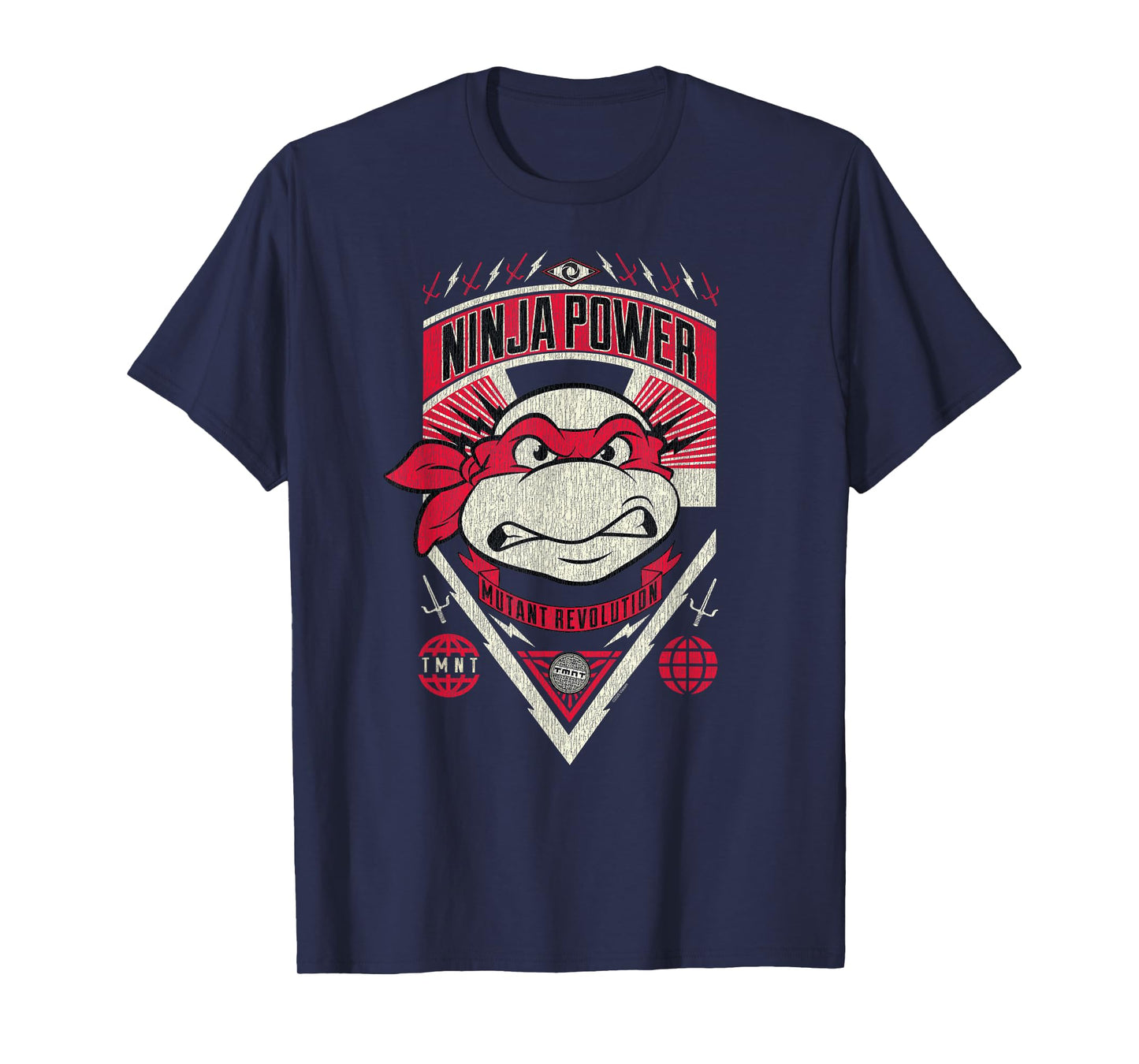 TMNT Raphael Ninja Power Poster Classic Cartoon T-Shirt