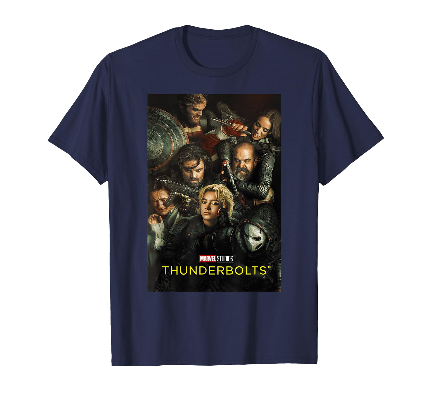 Marvel Studios Thunderbolts Official Movie Poster Art T-Shirt