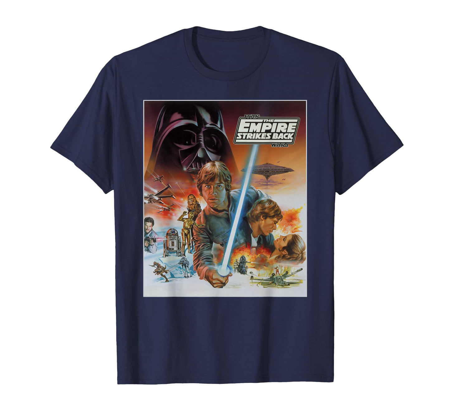 Star Wars The Empire Strikes Back Luke Skywalker Vintage T-Shirt