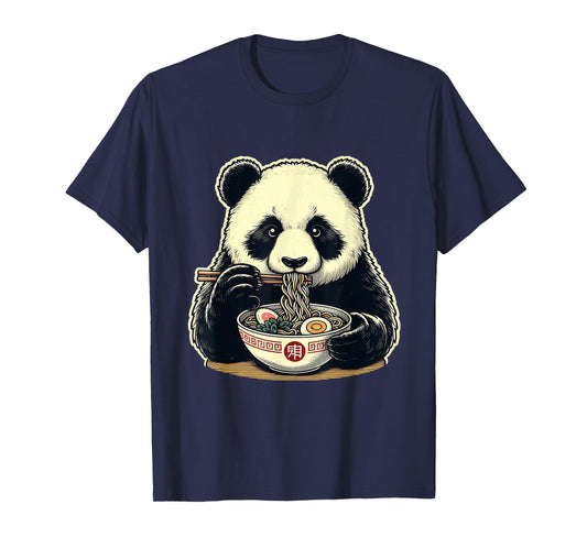 Panda Ramen Kawaii Neko Japanese Noodles Aesthetic T-Shirt