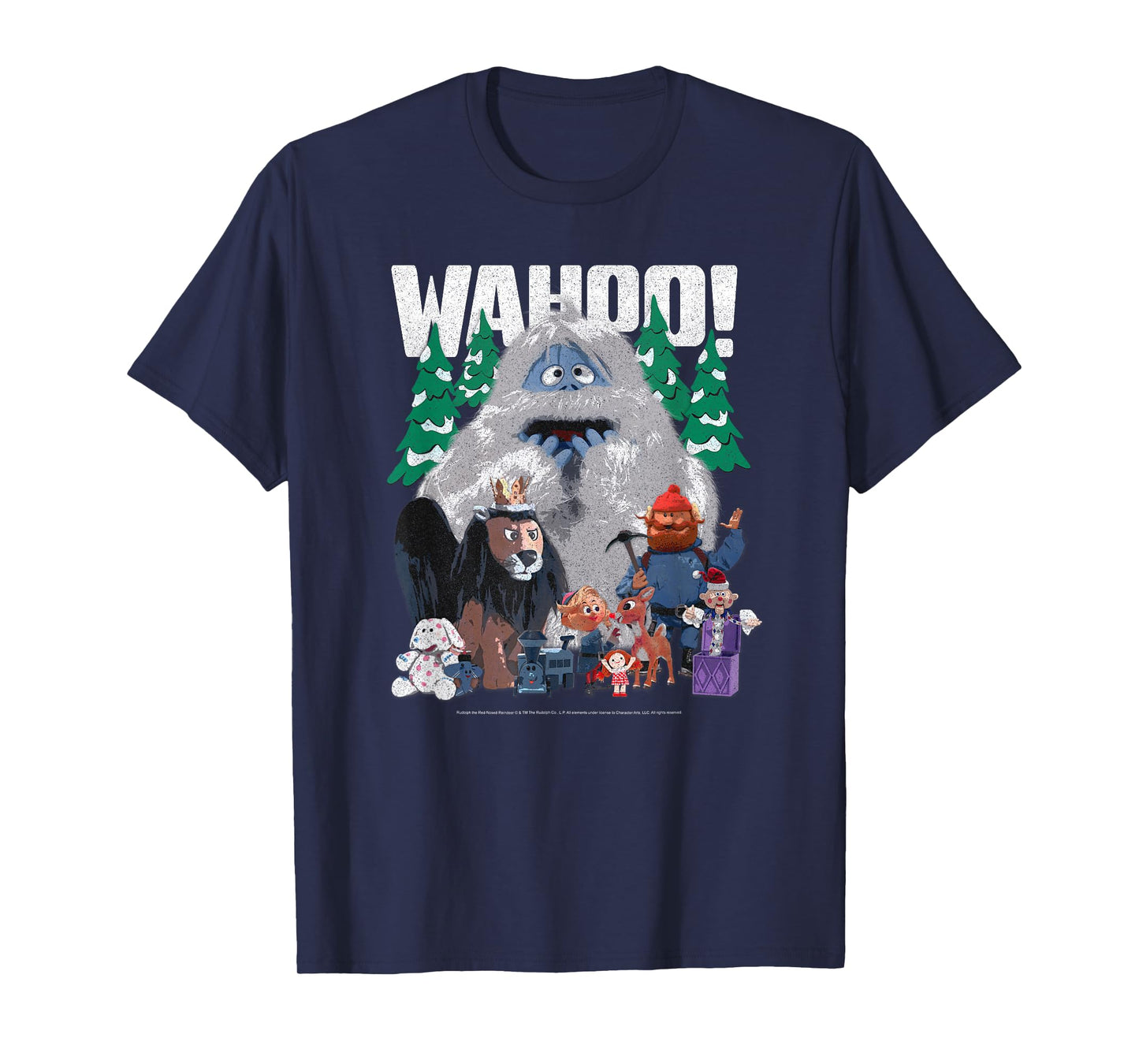 Rudolph Wahoo! Vintage Misfit Toys Characters Christmas T-Shirt