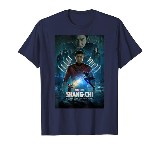 Marvel Shang-Chi Ten Rings Group Shot Poster T-Shirt