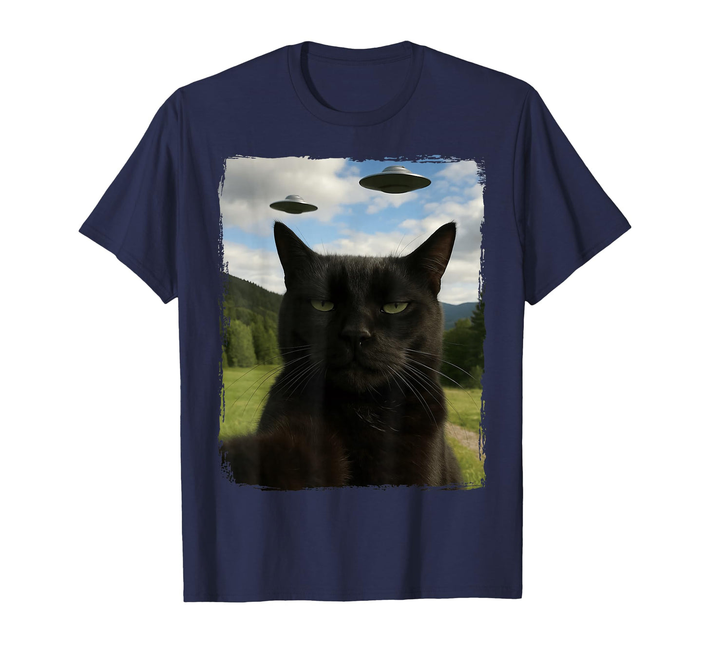 Cat UFO T-Shirt