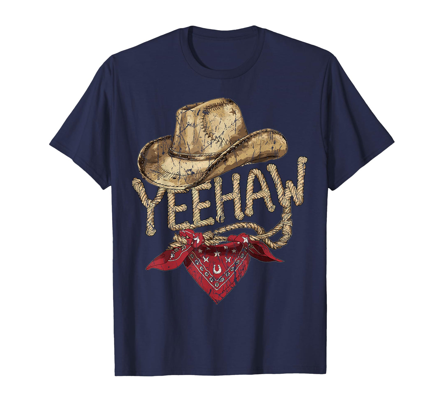 Western Cowboy Birthday Party Yeehaw Cowboy T-Shirt