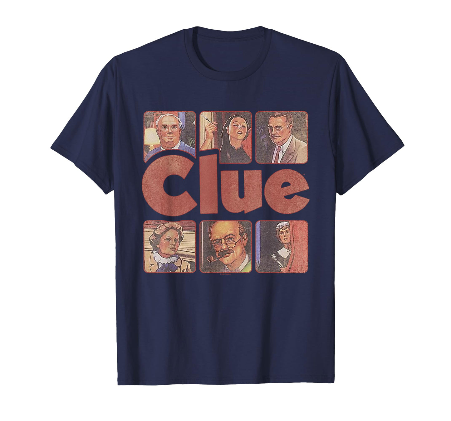 Clue Characters from 1986 T-Shirt