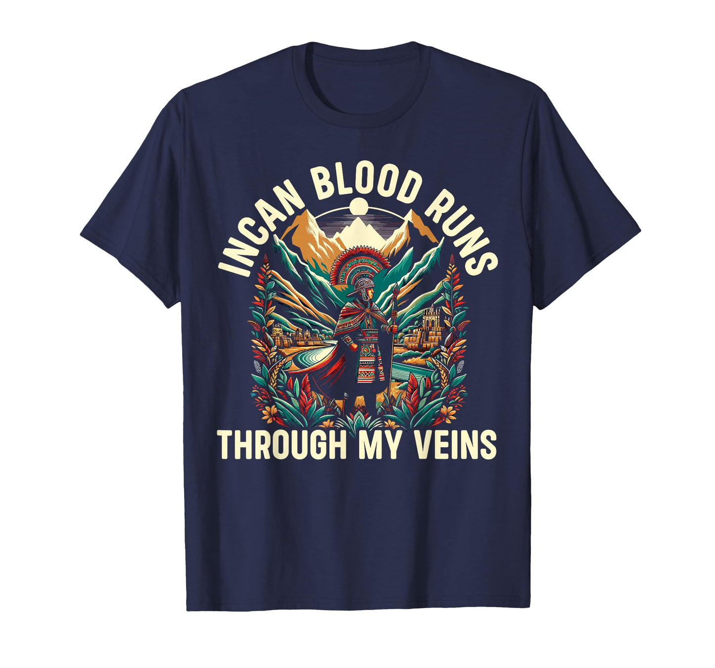 Incan Warrior South America Peru Peruvian Inca Empire T-Shirt
