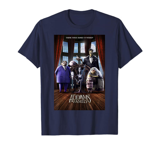 Addams Family Group Shot Portrait Movie Poster T-Shirt