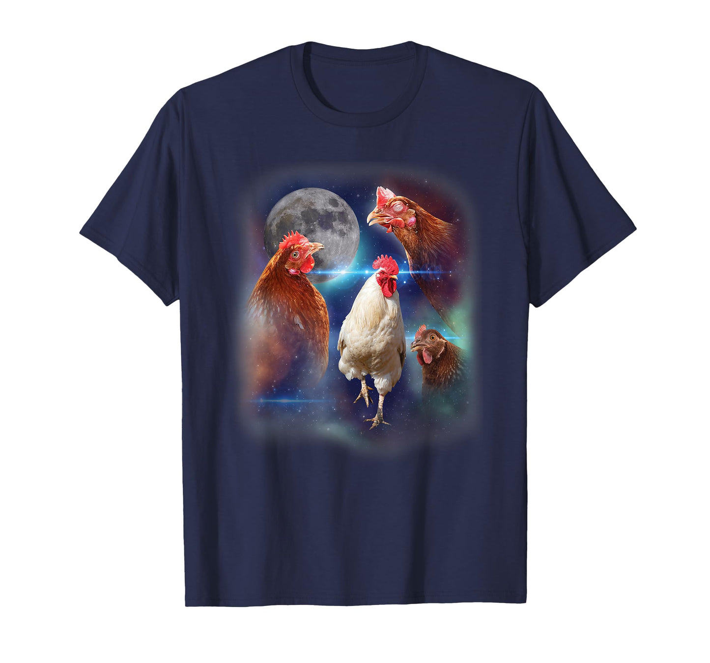 Howling at the Moon Shirt - Funny Chicken Shirt - Chicken T-Shirt