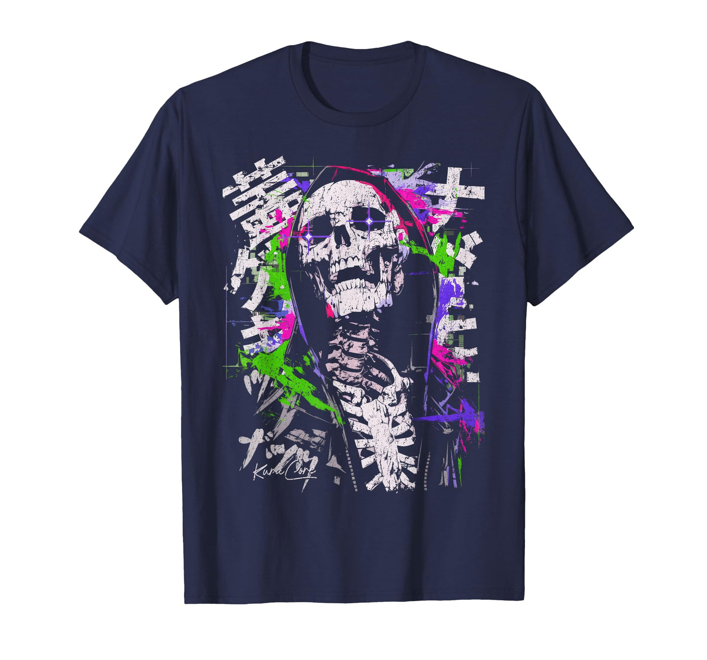 Japanese Streetwear Cyberpunk Y2K Techwear Retro Manga Anime T-Shirt
