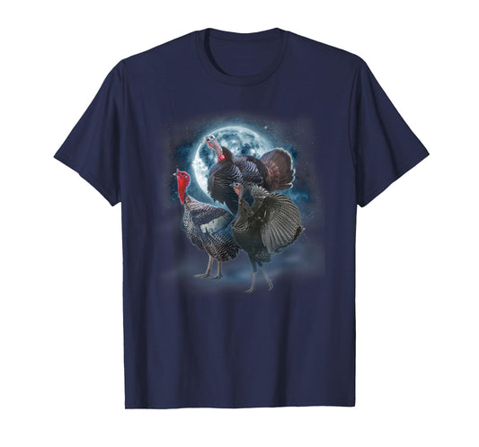 Howling at the Moon Shirt - Funny Turkey Shirts - Turkey T-Shirt