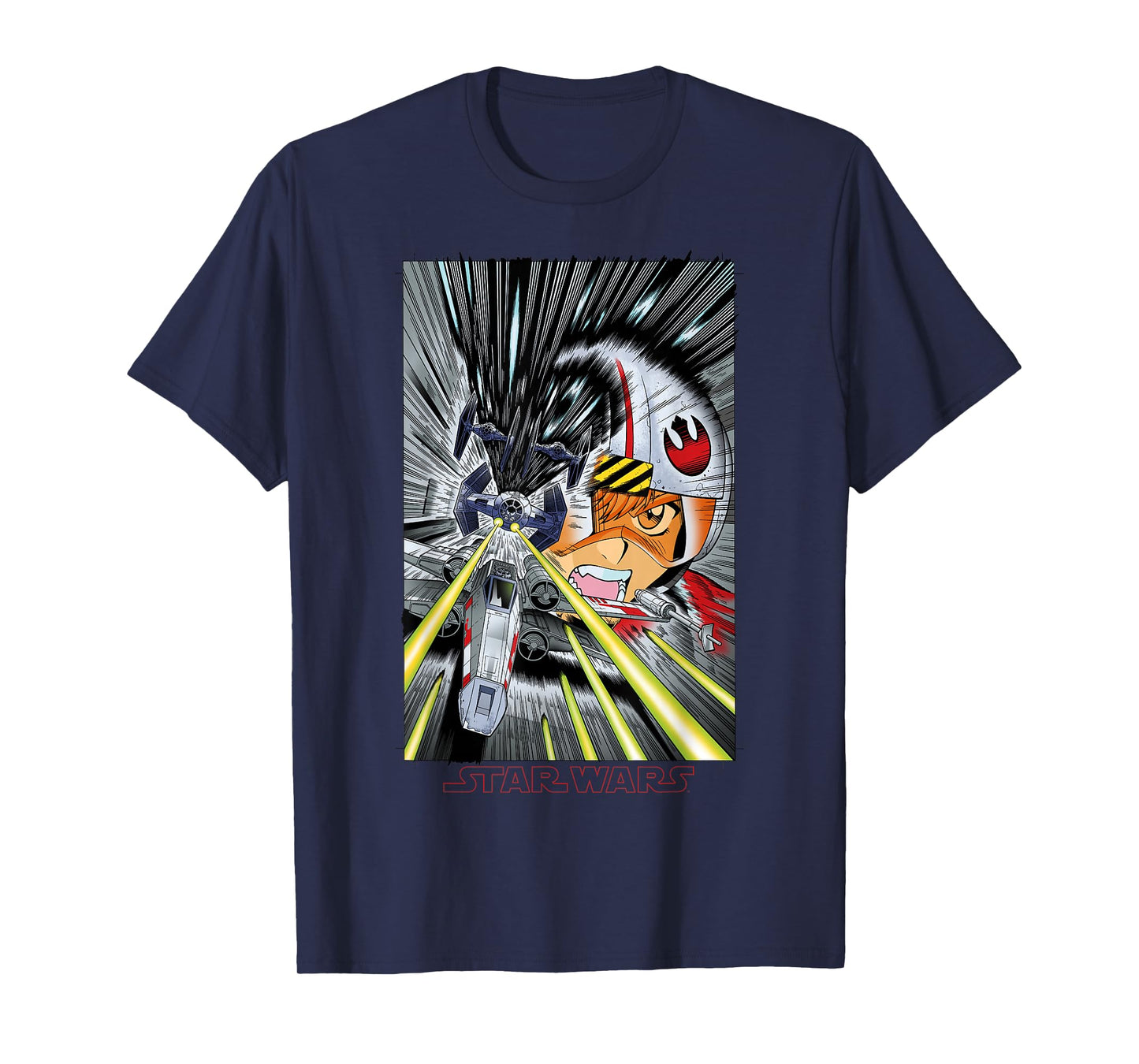 Star Wars Rebel Pilot Anime Poster T-Shirt