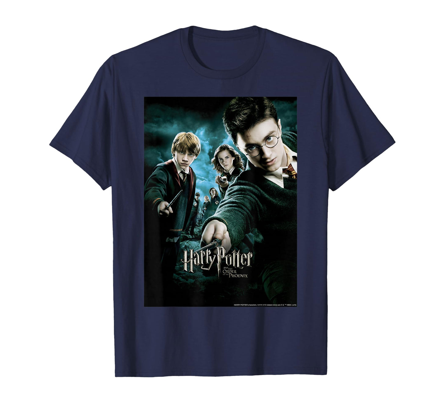 Harry Potter Order Of The Phoenix Wands Drawn Poster T-Shirt