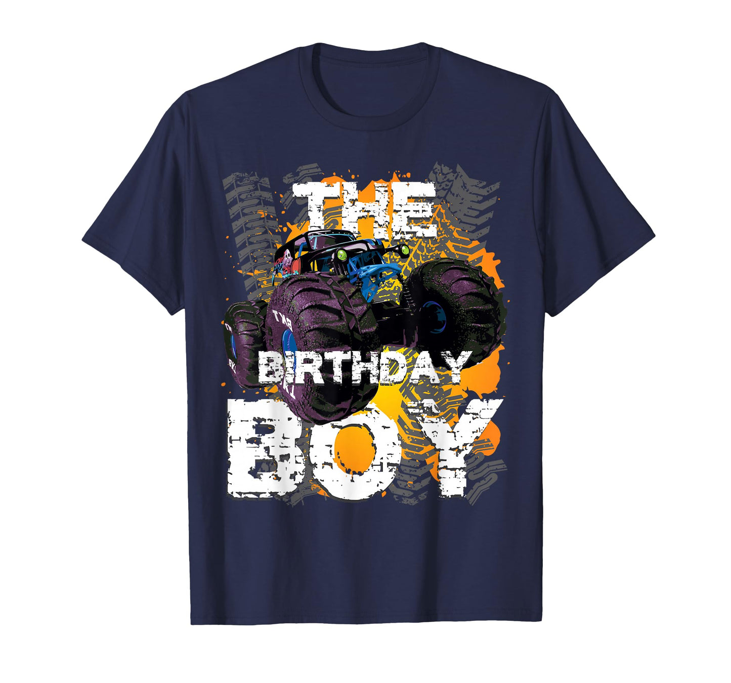 The Birthday Boy Monster Truck Matching Family Party T-Shirt