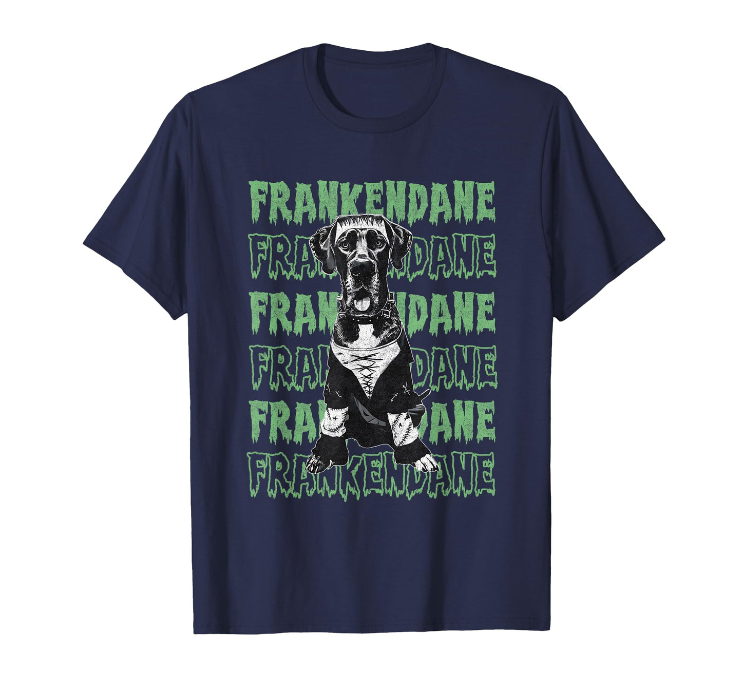 Funny Great Dane Halloween Monster, Dog Mom, Frankendane Dad T-Shirt