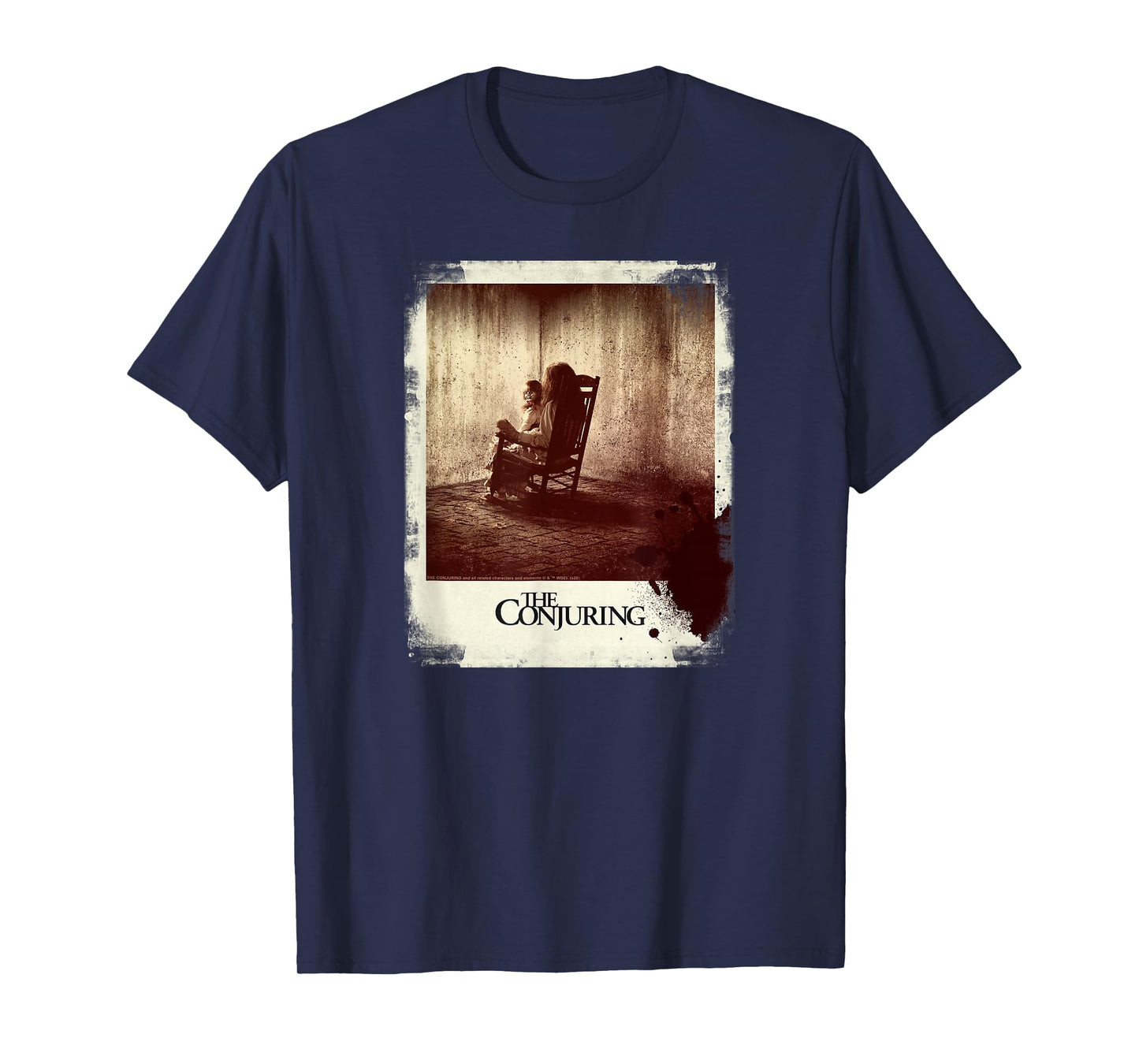The Conjuring Grunge Annabelle Polaroid Horror Poster T-Shirt