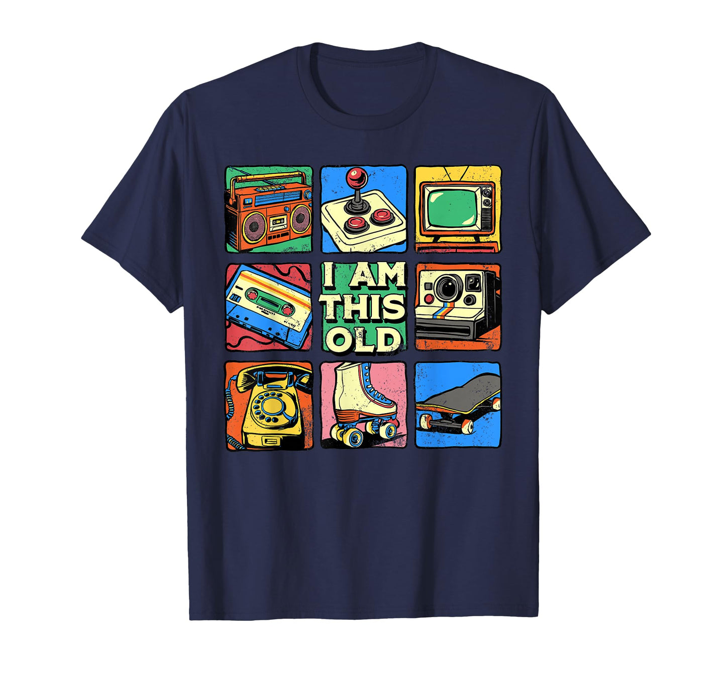 I Am This Old Retro Vintage Nostalgia 80s 90s Cassette Tape T-Shirt