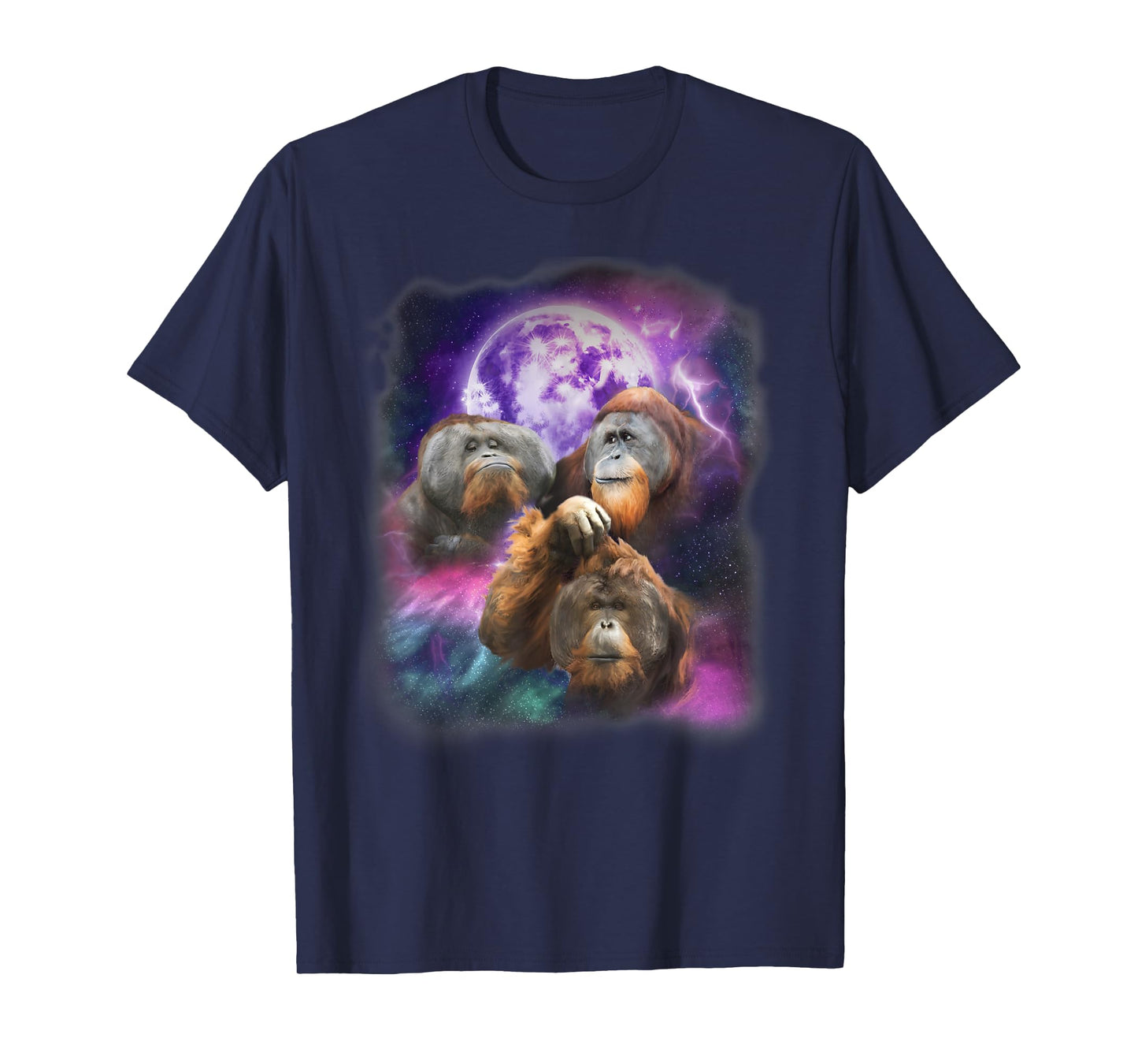 Orangutans Howling at the Moon Shirt - Funny Orangutan T-Shirt