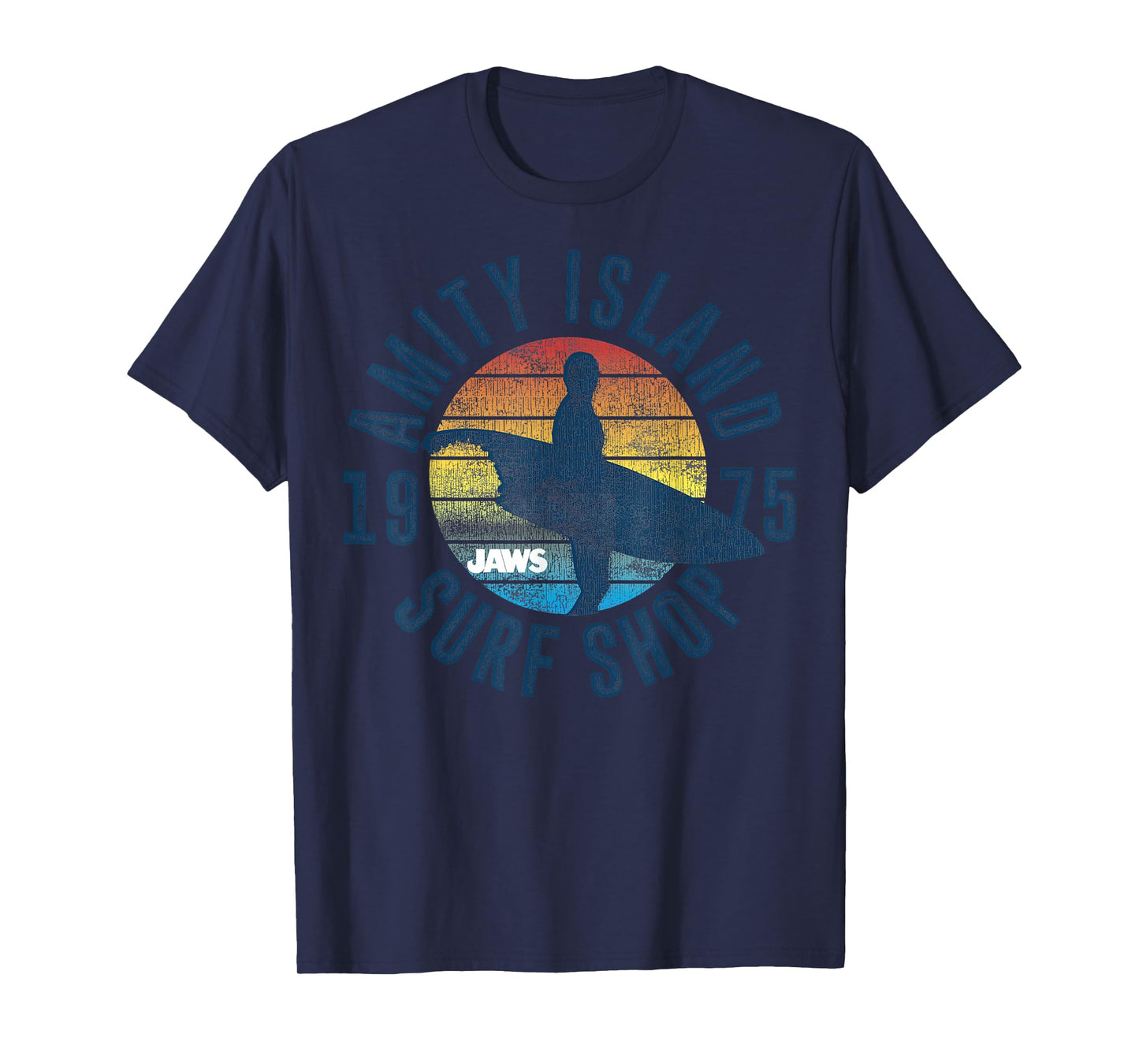 Jaws Amity Island Surf Board T-Shirt