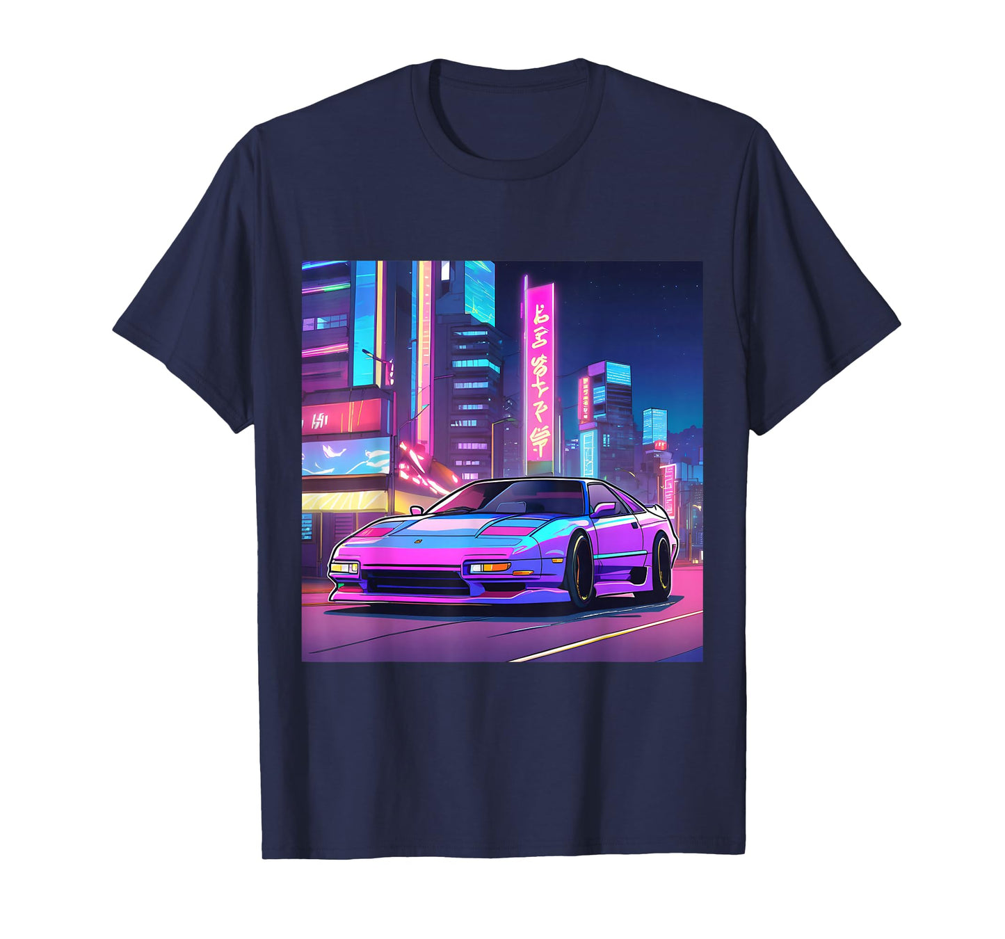 JDM Tokyo Skyline Retro Japanese Race Car Anime Style Gift T-Shirt