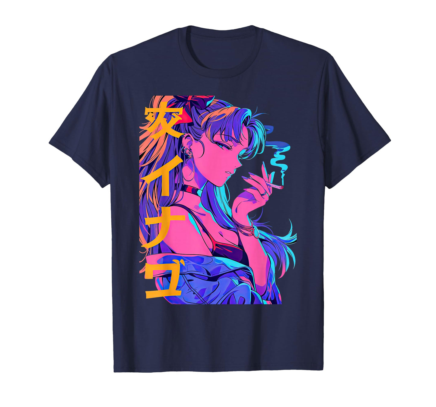 Waifu Anime Horror Girl Aesthetic T-Shirt