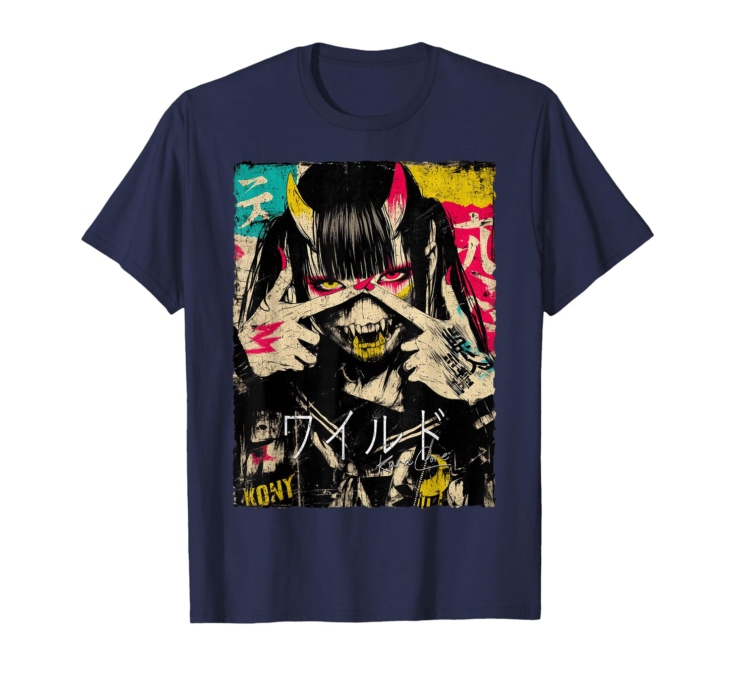 Japan Streetwear Cyberpunk Y2K Hip Hop Techwear Manga Anime T-Shirt