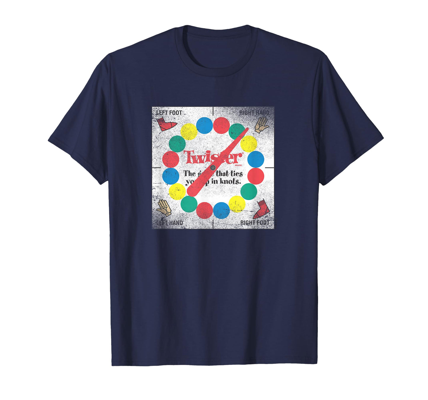 Twister Distressed Classic Game Board T-Shirt
