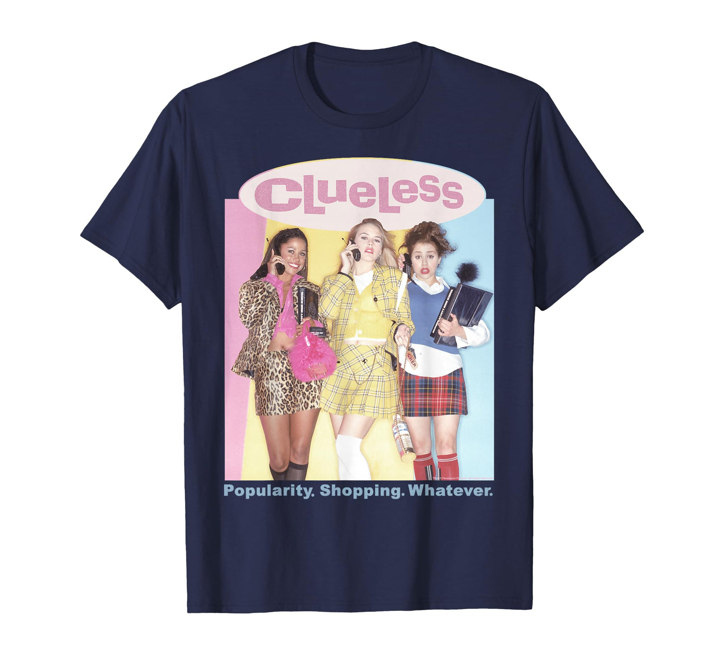 Clueless Cher's Trio Popularity Shopping Graphic T-Shirt T-Shirt
