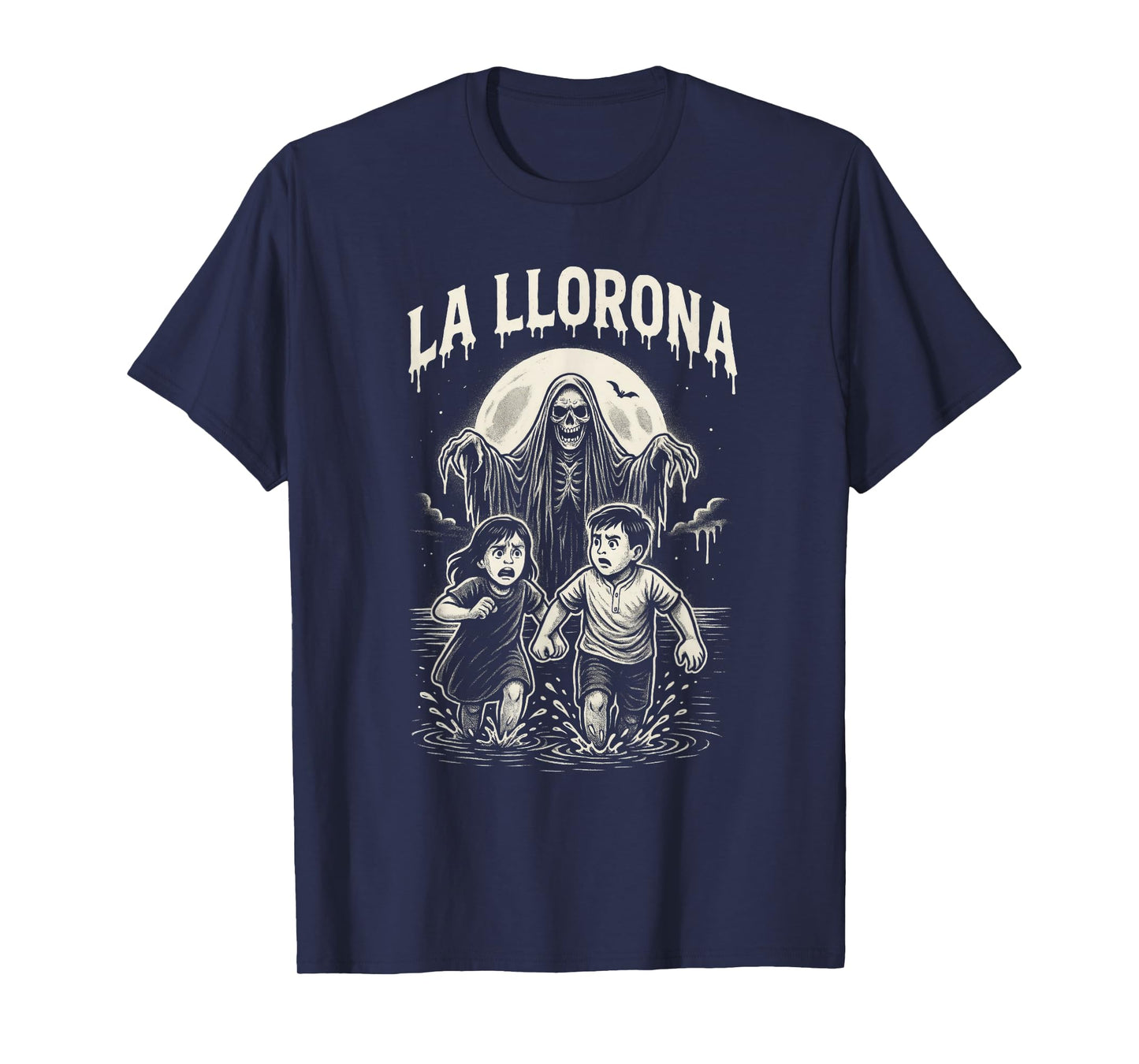 Spooky La Llorona Folklore Horror Cartoon T-Shirt