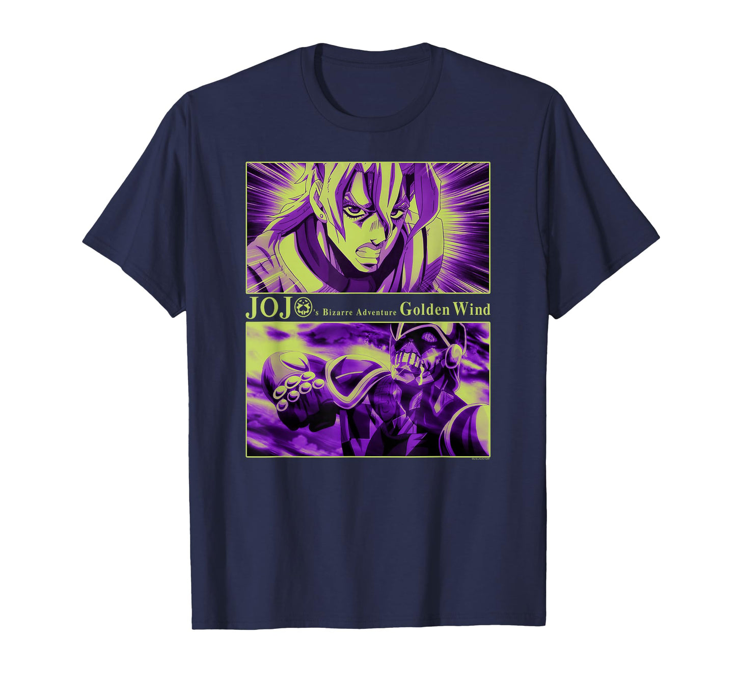 JoJo's Bizarre Adventure Golden Wind Fugo & Purple Haze T-Shirt
