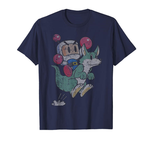 Bomberman Character Super 1993 Retro Gamer Space Classic T-Shirt