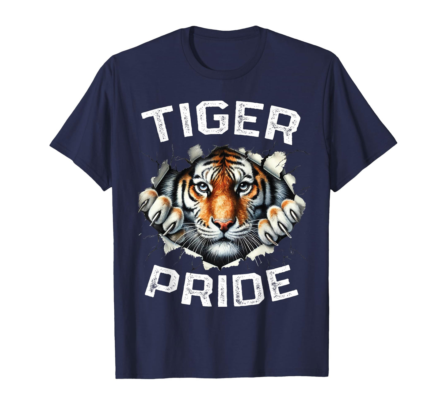 Tiger Pride Vintage Retro Tiger School Sports Team T-Shirt