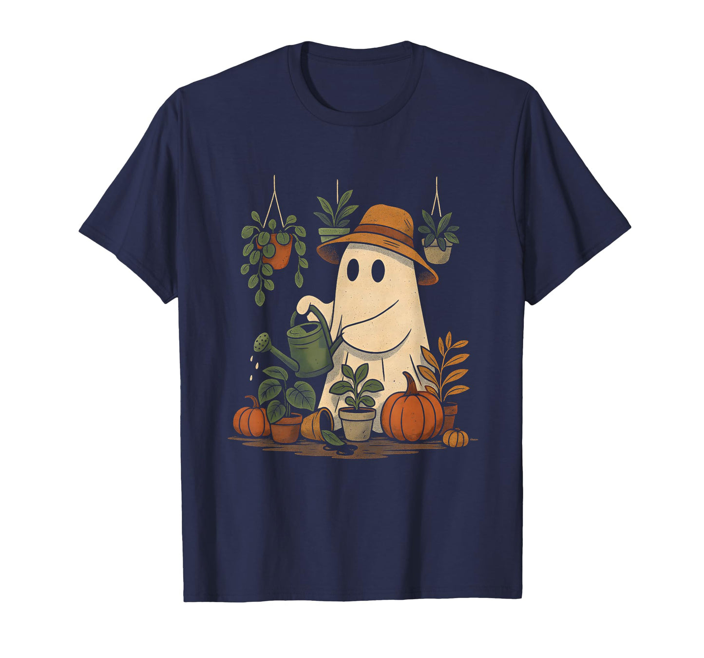 Funny Plant Ghost | Spooky Gardener Halloween T-Shirt