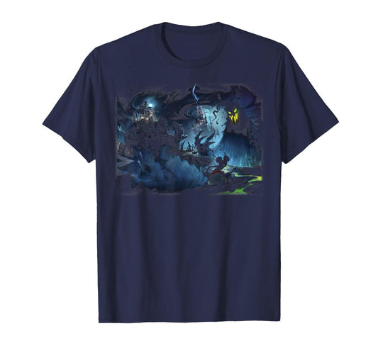 Disney Epic Mickey Game Scene Poster T-Shirt