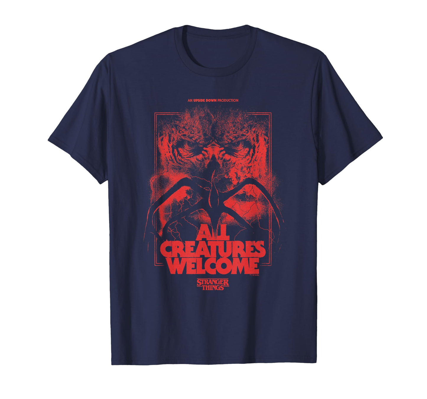 Stranger Things S5 V1 Cult Classics All Creatures Welcome T-Shirt