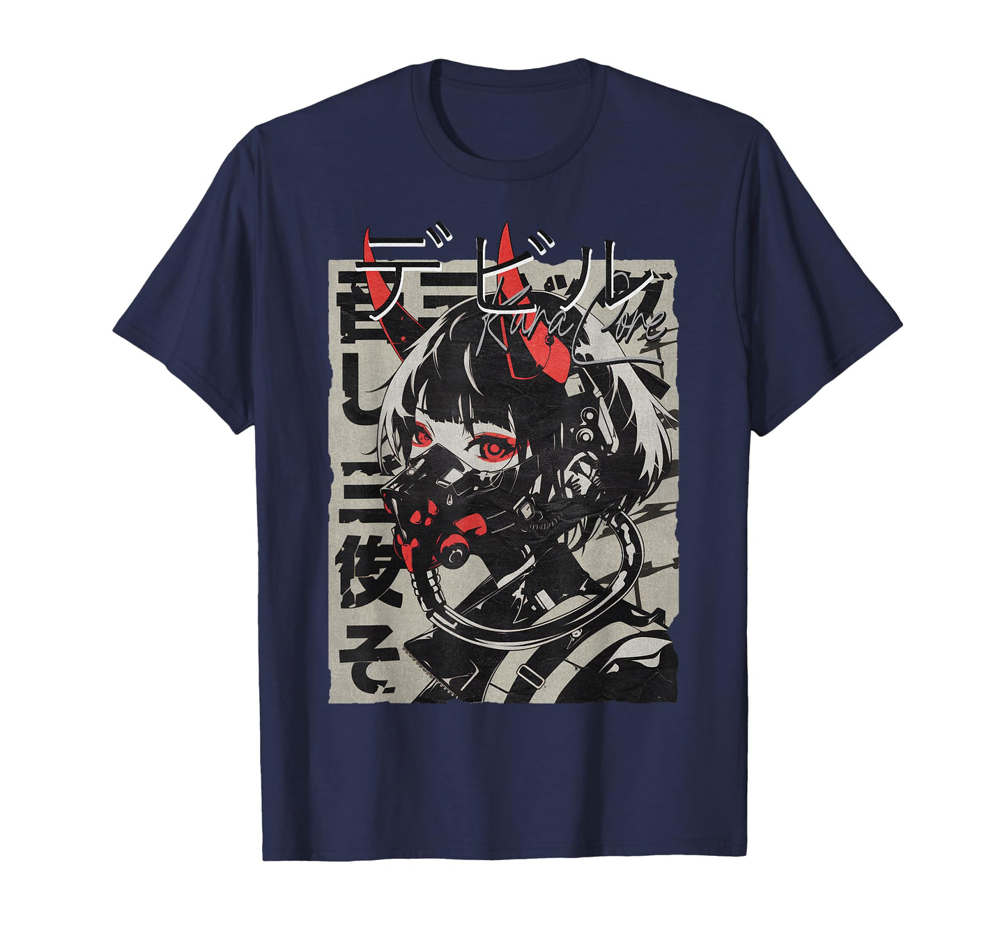 Japan Streetwear Cyberpunk Y2K Techwear Retro Manga Anime T-Shirt