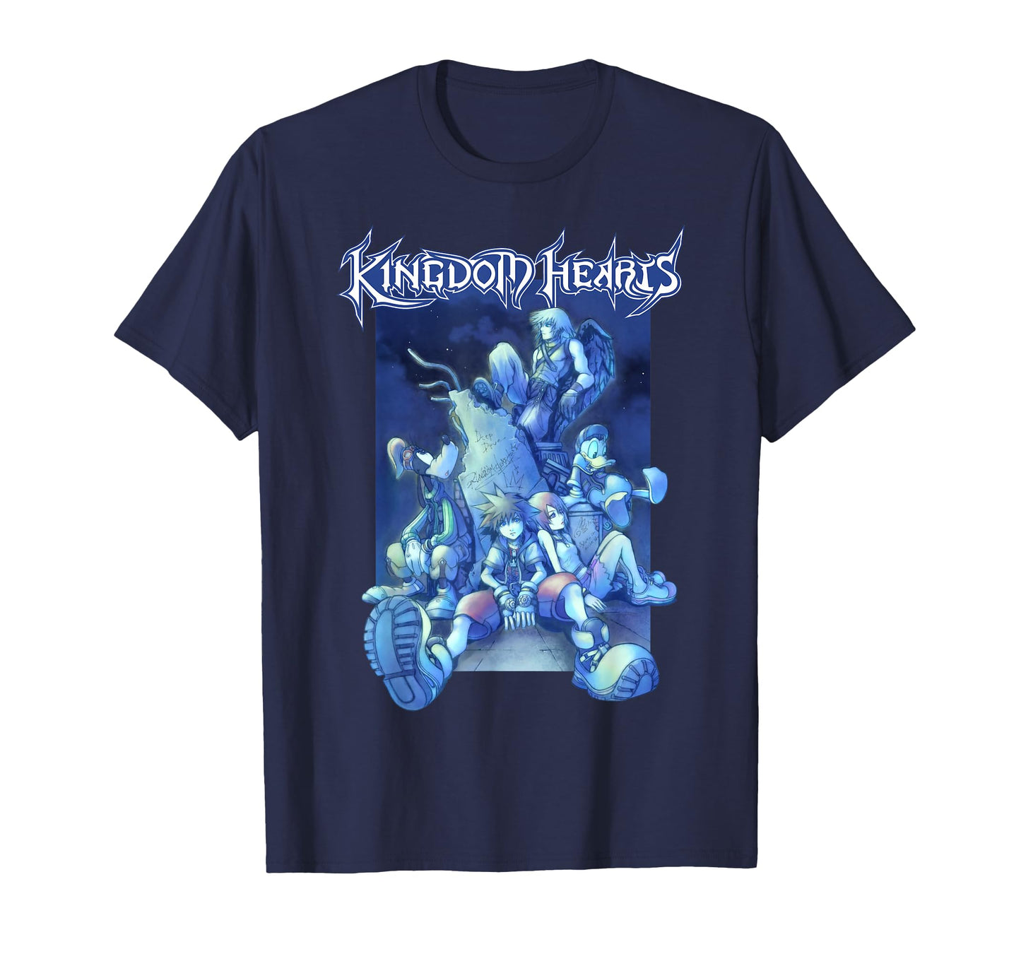 Kingdom Hearts - Blue Crew T-Shirt