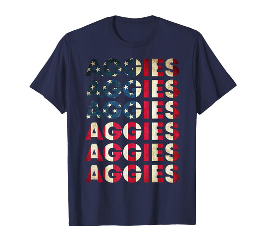 Retro Vintage Aggies Men Women Kids T-Shirt