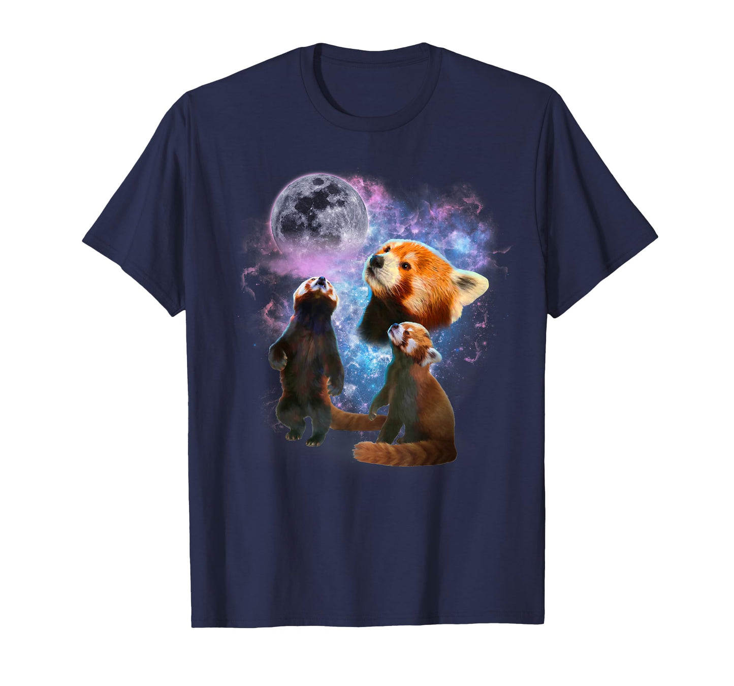 Howling at the Moon Red Panda Shirt - Red Panda T-Shirt