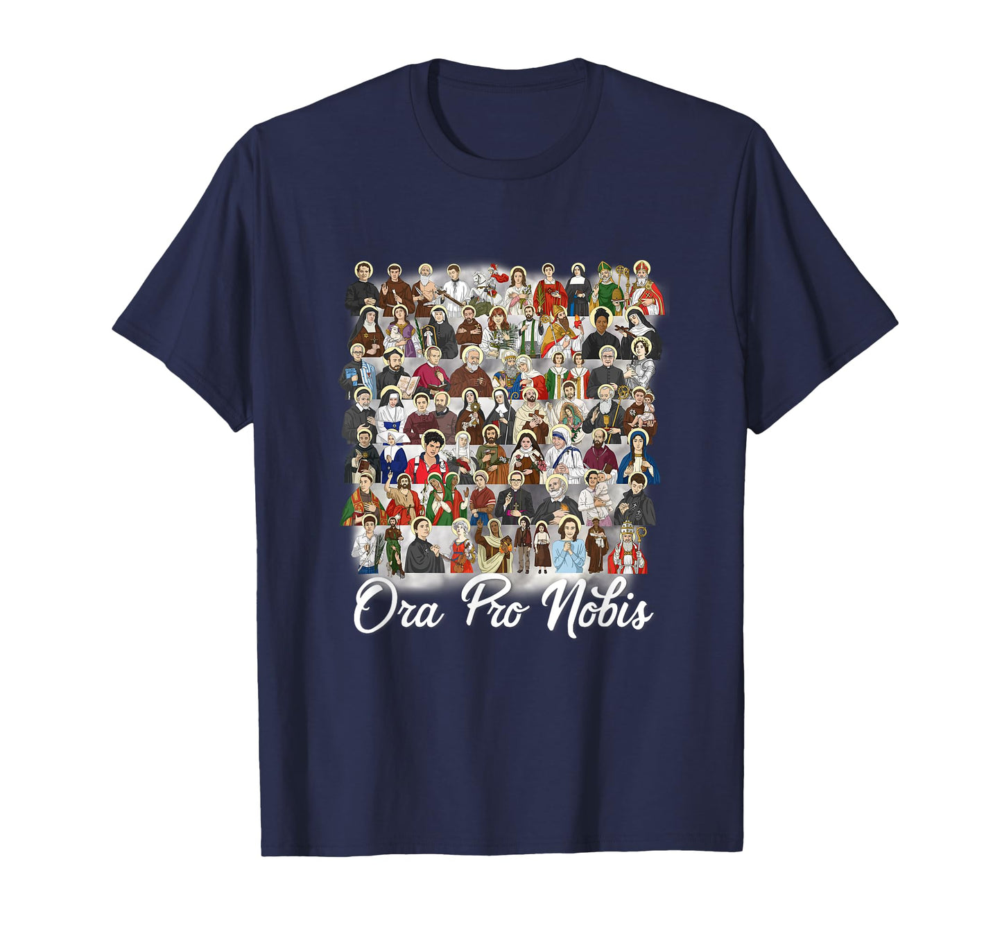 Catholic Patron Saints Latin Religious T-Shirt