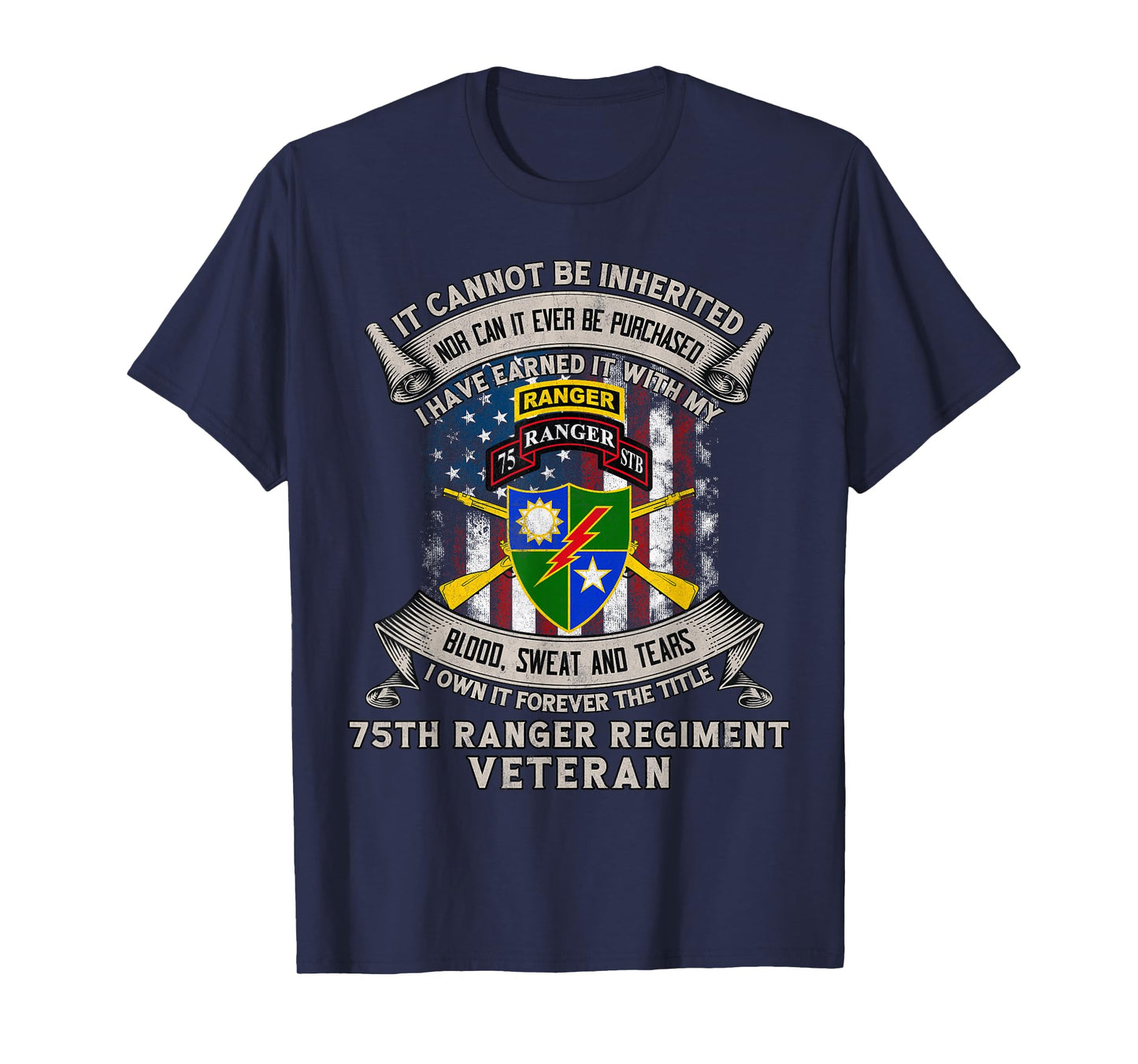 75th Ranger Regiment Veteran Rangers Lead The Way Gift Tee T-Shirt