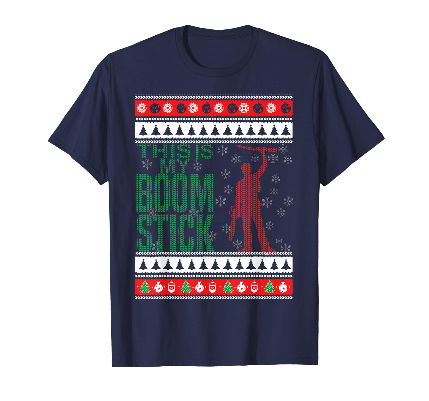 This Is My Boomstick Shotgun Christmas Snow Dead TShirt Evil