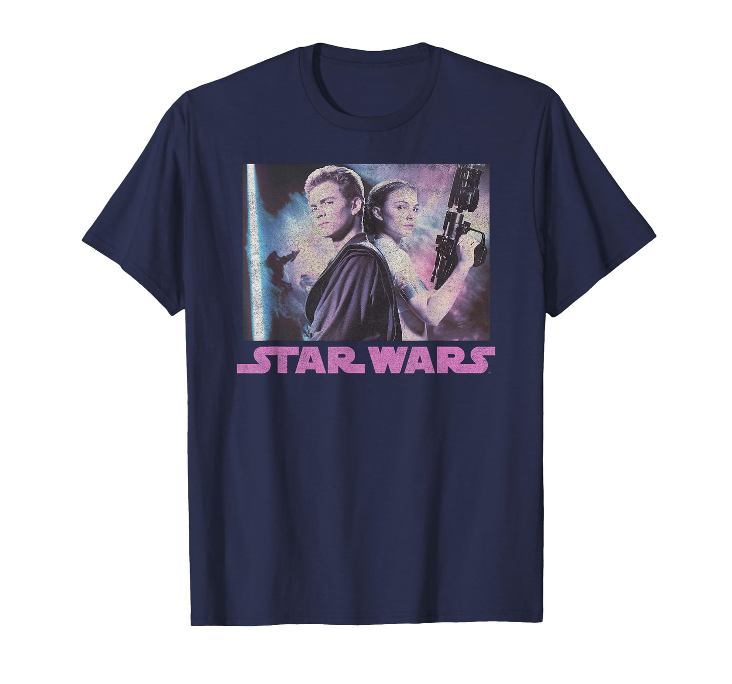 Star Wars Annakin And Padme Classic Portrait T-Shirt