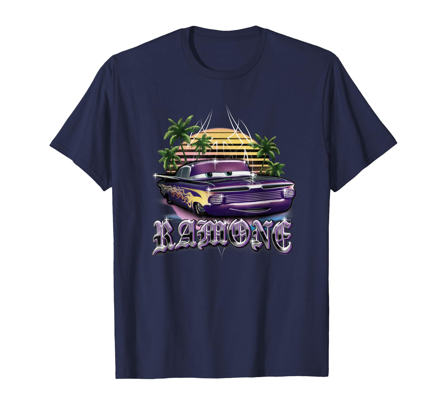 Disney Pixar Cars Ramone Airbrush Style Poster T-Shirt