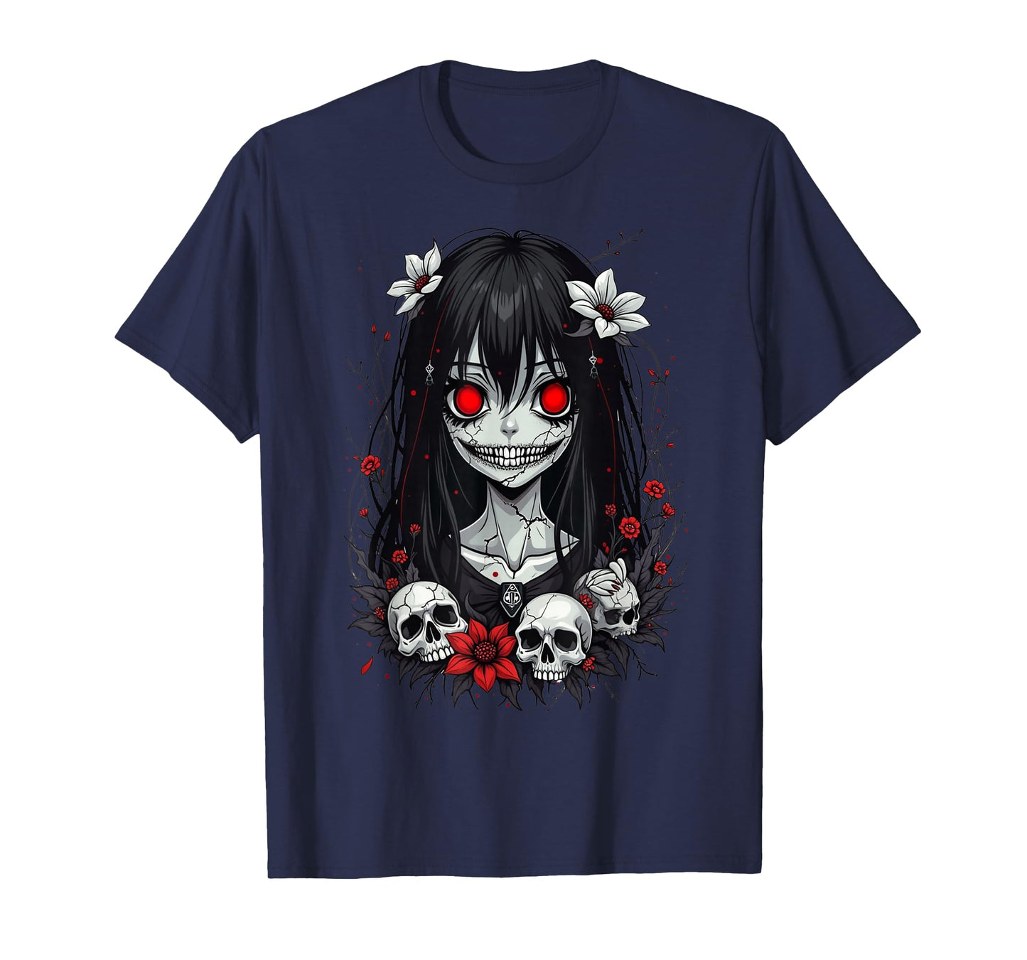 Scary Kawaii Goth Girl | Horror Anime Aesthetics T-Shirt