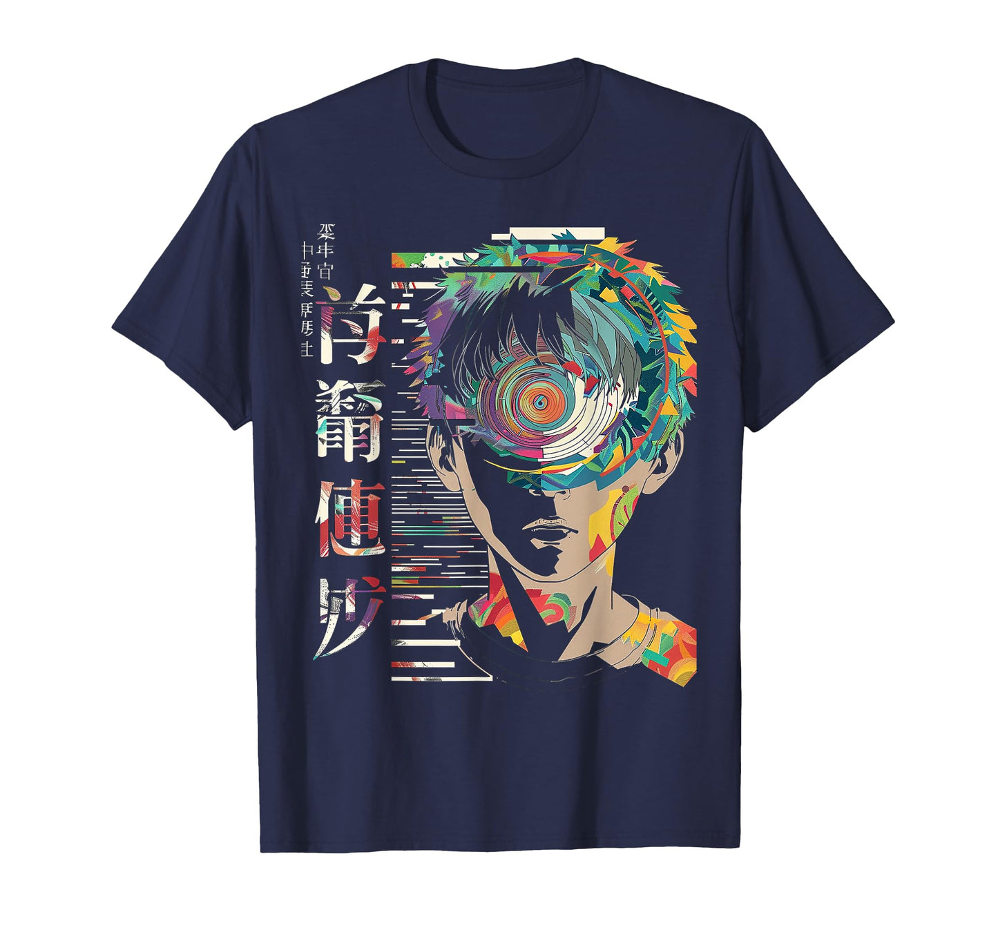 Anime Manga Motif Mandala Artwork Anime T-Shirt