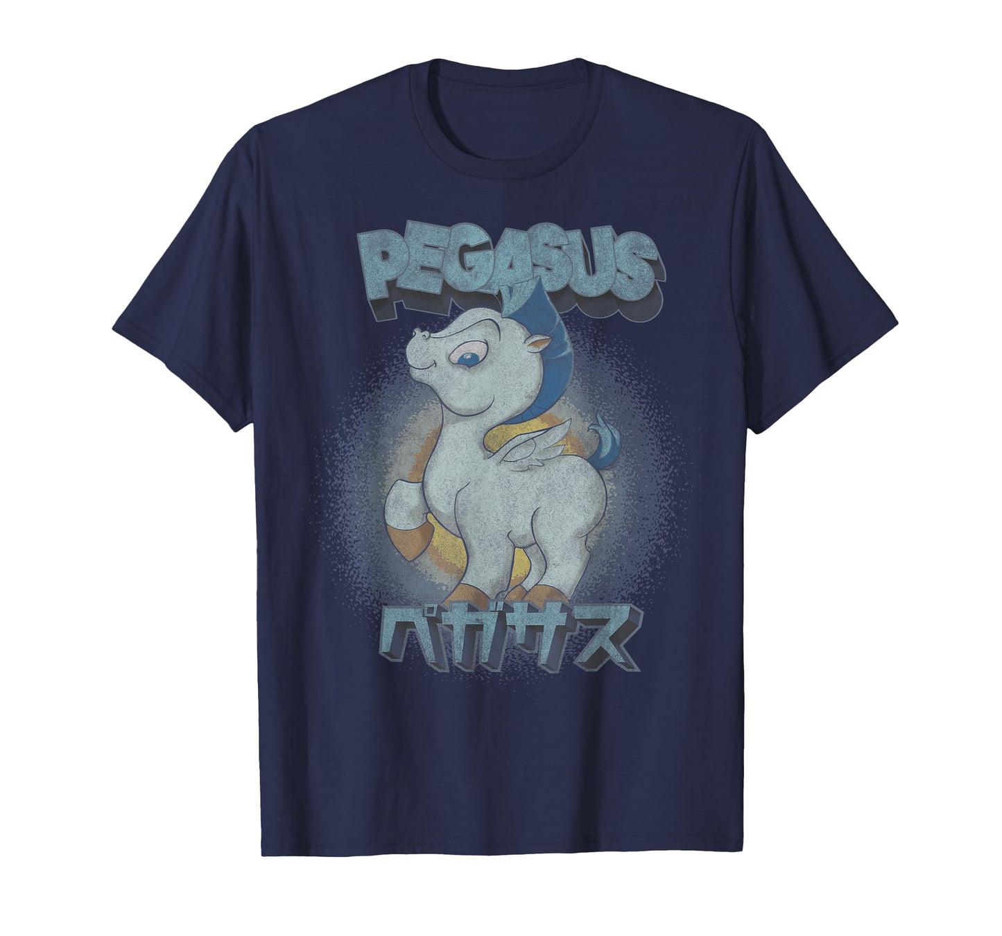 Disney Hercules Pegasus Kanji Portrait T-Shirt