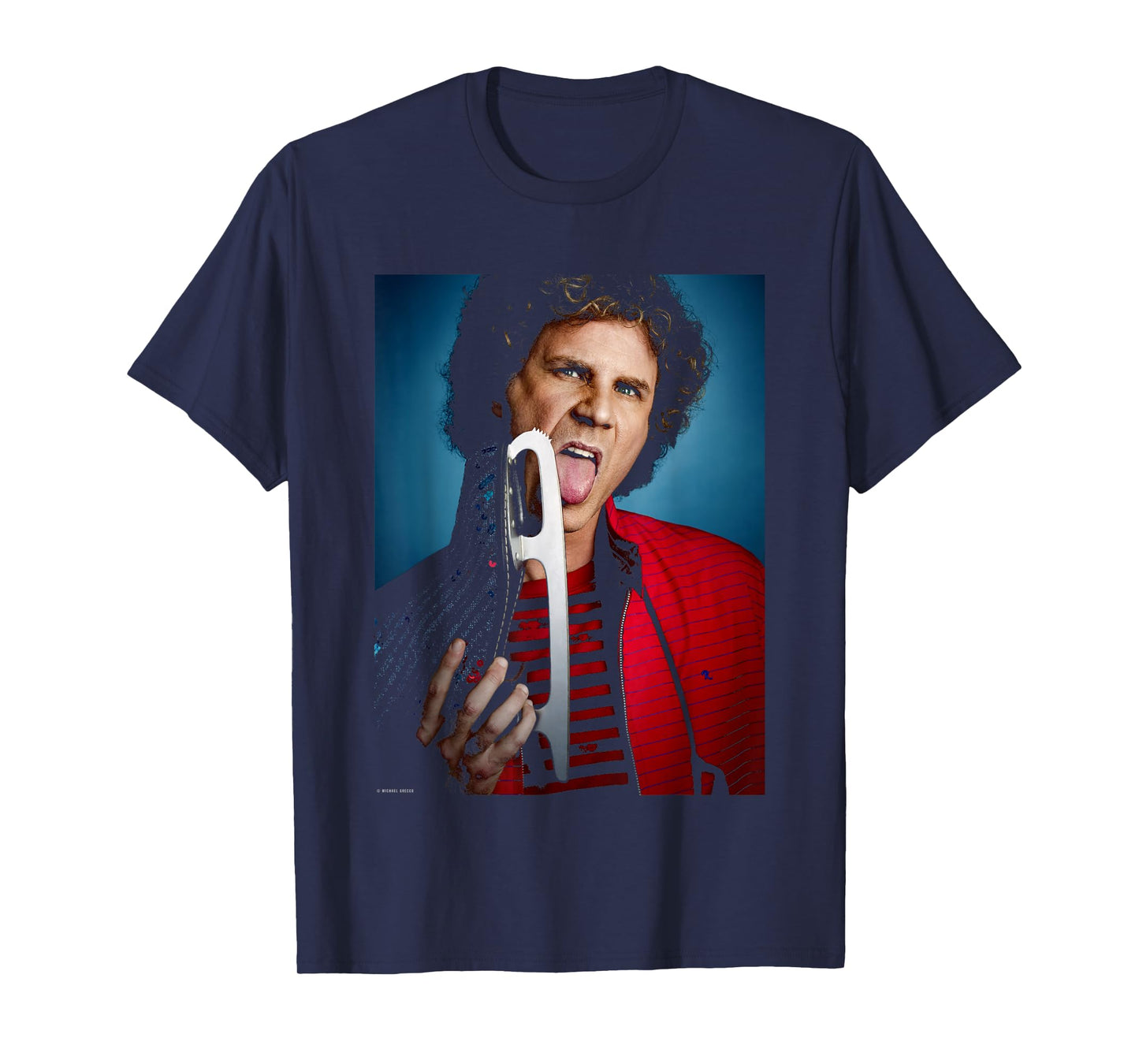 Blades Of Glory Actor Will Ferrell By Michael Grecco T-Shirt