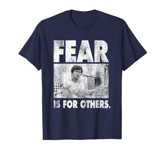 Bruce Lee Fear is for Others Distressed Poster T-Shirt
