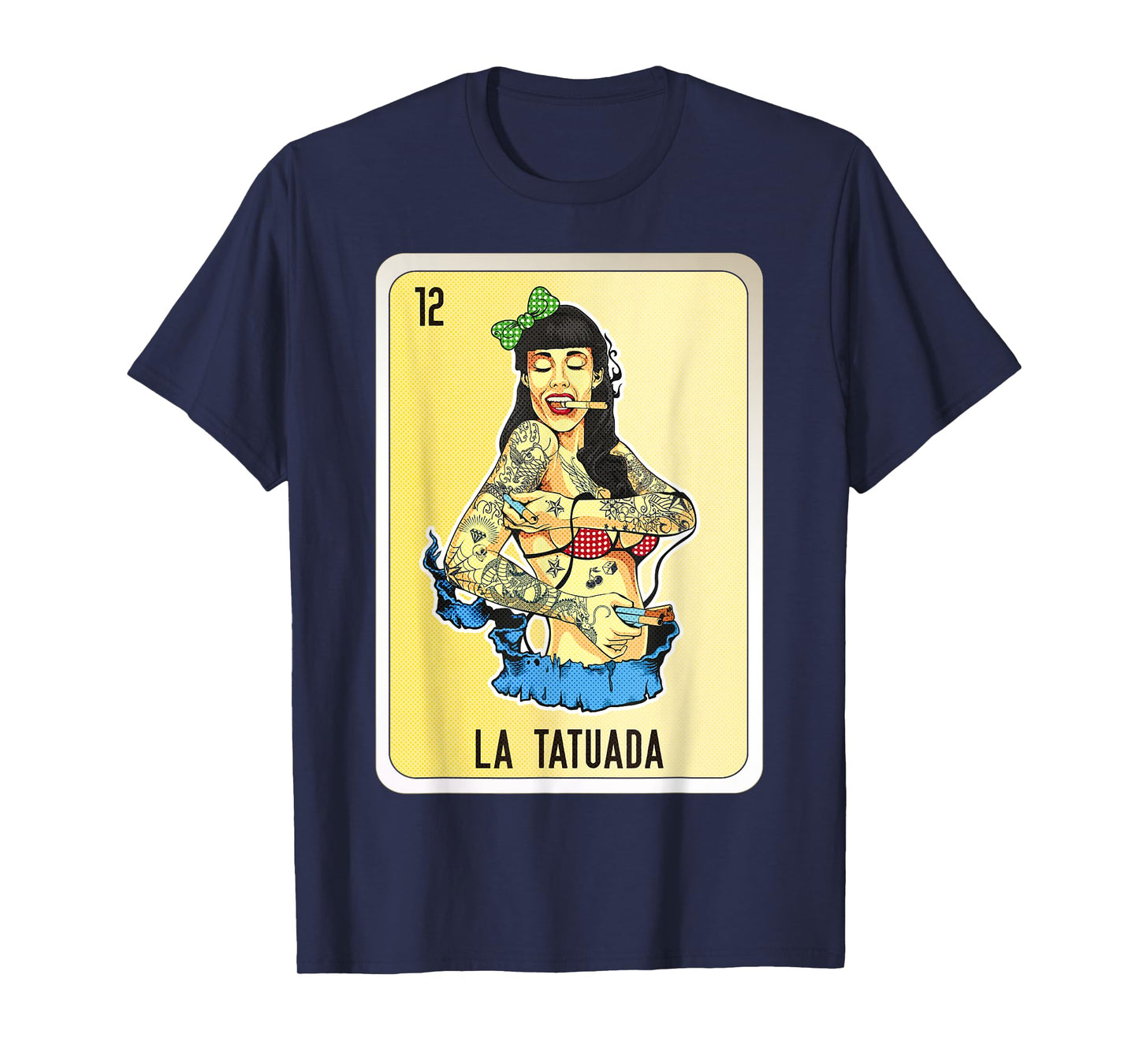 La Tatuada Mexican Slang Chicano Bingo Cards T-Shirt