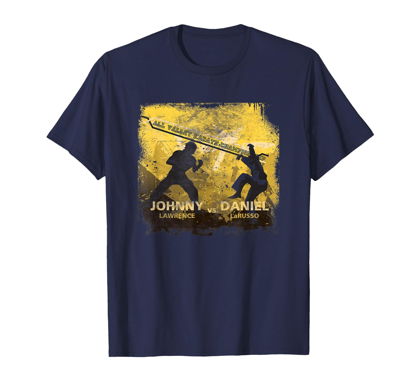 Cobra Kai Johnny vs Daniel All-Valley Karate TV Show T-Shirt